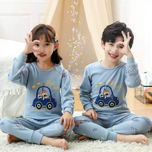 Kids night suit night dress night wear sleeping wear for boy/girl