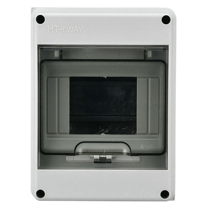 IP65%20Weatherproof%20%205%20Way%20Garage%20Caravan%20Campervan%20Consumer%20Unit%20Enclosure%2025A%2030mA%20RCD%20MCB%20Fuse%20Box%20-%20Image%204