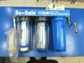 SoSafe Triple Water Purifier Filter System UV-2000S, 3 Stage|Sediment, PPF, PPYarn|CTO, GAC, Activated Carbon, DPC, Chlorination| Ultraviolet Lamp Removes Bacteria.. 