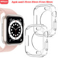Case For Apple Watch 44mm 45mm 41mm 40mm No Screen Protector Full TPU bumper Cover iwatch series 9 8 7 SE 6 5 4 Accessories. 