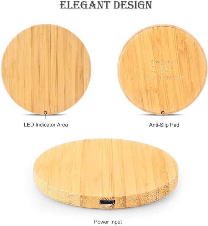 Bamboo%20Wireless%20Charger%2015W%2010W%205W%20Fast%20Wireless%20Charging%20Pad%20for%20iPhone%2013%2012%20mini%2011%20Pro%20Max%20%20%20AirPods%20Pro%202%20-%20Image%203