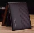 High-Quality Artificial Leather Wallet for Men | Chocolate. 