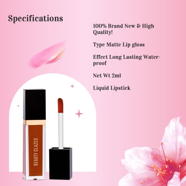 Beauty%20Glazed%20Ultra%20Matte%20Mini%20Liquid%20Lipstick%20118%20-%20Image%203