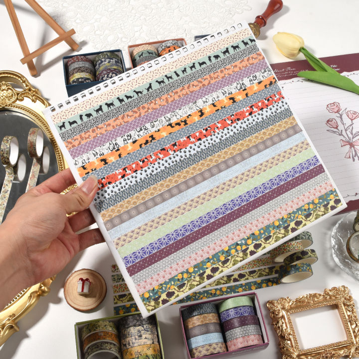 10%20Rolls%20Flower%20Washi%20tapes%20set%20School%20supplies%20Cute%20stickers%20Masking%20tape%20Aesthetic%20stationery%20Scrapbooking%20journal%20decoration%20-%20Image%204