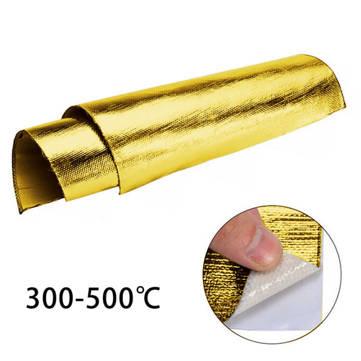Car%20Heat%20Protection%20Foil%20Film%20High%20Temperature%20Resistant%20Fiberglass%20Aluminum%20Foil%20Tape%20Cloth%20Self-adhesive%20Heat%20Insulation%20Mat%20-%20Image%203