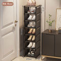 Multiple Layers Shoe Organizer Shoe Rack Organizer Space Saving Rack For Wall Corner Stackable Shelf Adjustable Saving Cabinet. 