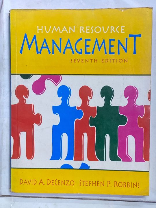 HUMAN RESOURCE MANAGEMENT 7th EDITION BY DAVID A. DECENZO
