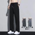 Men's Summer Plain  3 Zipped Pocket Loose Fit Trouser.. 