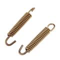 2Pcs 65mm Motorcycle Stainless Steel Exhaust Pipe Muffler Spring Hook Motorcycle Exhaust Pipe Muffler Spring Coil Hook. 
