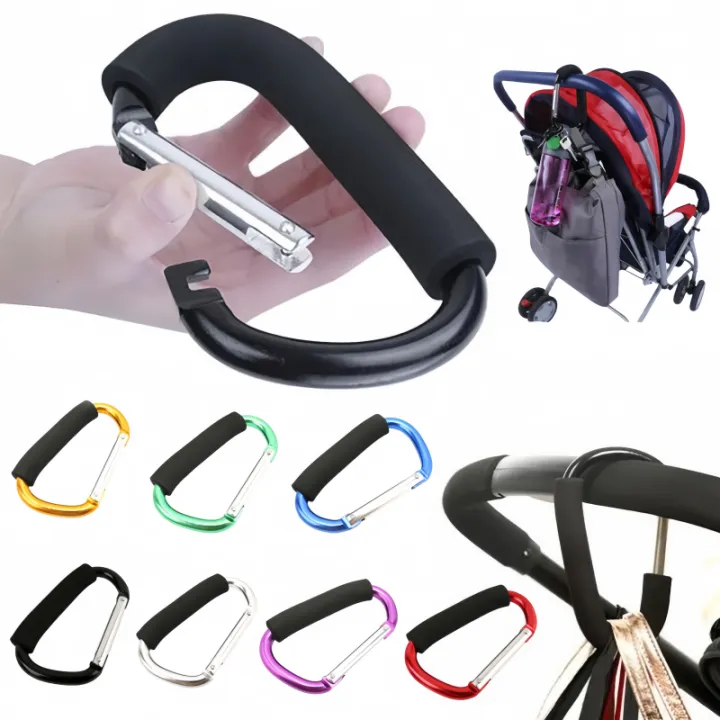 Large%20Carabiner%20Stroller%20Hooks%20Organizer%20Aluminum%20D%20Ring%20Spring%20Snap%20Keychain%20Clip%20Carry%20Handle%20for%20Hanging%20Purses%20Shopping%20Bags%20-%20Image%202