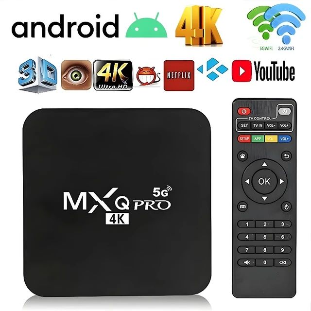 MXQpro RK3229 64GB Android 10.1 Smart TV Box 4K Media Player TV BOX