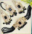 Charming Hyderabadi Choker Patti Set with Big Earrings & Tikka for Women and Girls – New Antique Design. 