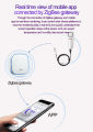 Haozee Tuya Smart Zigbee Hygrometer Thermometer With External Temperature USB Charge or Rechargable Battery. 