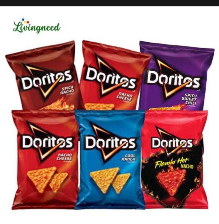 Doritos snacks one piece small tortilla chips