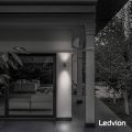 Gesto Wall Lights - 10W IP65 Waterproof Wall Lamp - K Shape Fancy LED Light for Wall - Up & Down Aluminum Wall Lamps - Outdoor Wall Lights for Elevation,Garden & Patio Lights - (Warm White). 