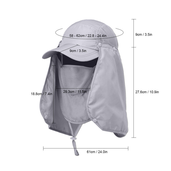 Outdoor%20Sport%20Hiking%20Visor%20Hat%20UV%20Guard%20Face%20Neck%20Cover%20Fishing%20Sun%20%20%20sun%20hat%20with%20face%20cover%20-%20Image%203