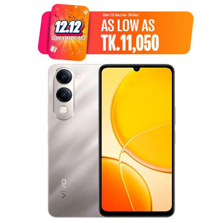 vivo Y04 4GB/128GB | 6.74” 90Hz | Side-mount Fingerprint | Official