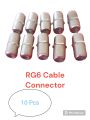 Connector RG6 Cable. 