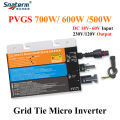 700W 600W 500W 350W 300W 260W MPPT Solar PV On Grid Tied Micro Power Inverter DC18V-60V to AC110V-220V 50HZ/60HZ home use IP65.