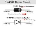 10Pcs Rectifier Diodes In4007- Diode 4007 - 1N4007. 