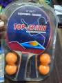 Table Tennis Bat , TT Bat With Four TT Balls. 