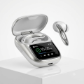 Sports Bluetooth Earbuds with Noise Cancelling, Long Battery TWS Earphones with Ring Style Design for Music & Workout. 