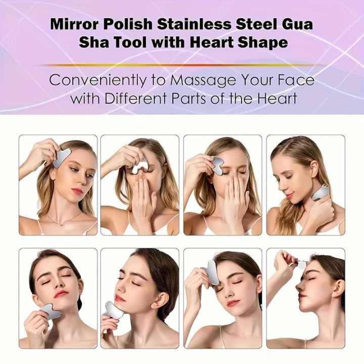 1/4%20Pieces%20Contour%20Brush%20Scraping%20Board%20Set%20Women's%20Lymphatic%20Contour%20Facial%20Brush%20Stainless%20Steel%20Scraping%20Board%20-%20Image%206