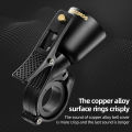 ROCKBROS Bicycle Bell MTB Mountain Road Bike Horn Bell Copper Warning High Decibel Clear Ring Bell Cycling Retro Crisp Bell. 