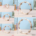 4/6/7/8/10Inch Hand Drums Toys Education Orff Musical Instrument Tambourine Hand Cranked Bell Single Row Wooden Tambourine Rings. 