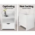VTEC Home Modern One Drawer Bedside Cupboard / Night stand/Modern Nightstand/ End Side Table. 