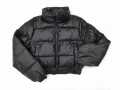 Puffer Designed Crop Jacket For Ladies. 