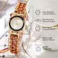 Women's Watch Fashion Braided Rope Bracelet Quartz Watches.