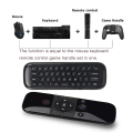 Wireless Air Voice Mouse 2 in 1 2.4G Bluetooth Mini Keyboard Rechargeable Remote Control IR Learning for Smart TV Android TV Box. 