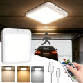 Rechargeable Remote Control Ceiling Light 3 Lighting Modes Wireless Motion Sensor LED Lamp for Bedroom Bathroom Kitchen Hallway. 