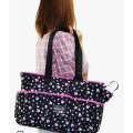 Disney Baby Minnie Mouse Diaper Bag 8 Pockets Black 4 Piece Accessory Set. 