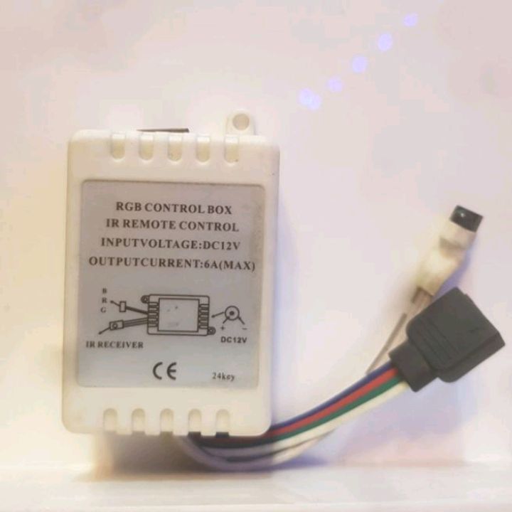 Rgb Led Strip Light IR Remote Controller Box 24-Key 12 Volt Control Box