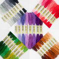 8 Skeins 70 Yards Colorful Friendship Bracelets String Embroidery Thread Floss 6 Strands Gradient Cross Stitch Bracelet Making. 