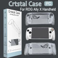 Shockproof Crystal Protective Case for ROG XBOX Ally X Handheld - High Transparency PC Cover & Sweatproof Accessory.