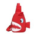 Fashion Shark Pattern Children Waterproof Nylon Crossbody Chest Bag Cartoon Shark Waist Bag For Kids Boys. 