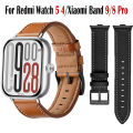Retro Leather Band For Redmi Watch 6 5 4 Smart Watch Replacement Strap For Xiaomi Mi Band 9 Pro/8 Pro Wristband Bracelet Correa. 
