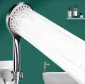 HAND SHOWER CHROME, WITH ADJUSTABLE HOLDER WITH PIPE. 