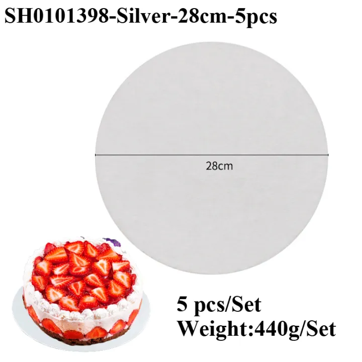 Diameter%2010-33CM%20Cake%20Base%20Silvery%20Surface%20Waterproof%20Coated%20Round%20Cake%20Board%20Dessert%20Decorating%20Supplies%20Circle%20Cardboard%20-%20Image%208