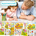 Thick and easy to tear paper coloring book suitable for kindergarten kids Enlightenment. 