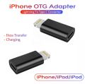 Type-C to Lightning OTG Charging Converter - Metal Body for iPhone. 