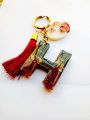 Alphabet keychain letter H customize name keychain. 