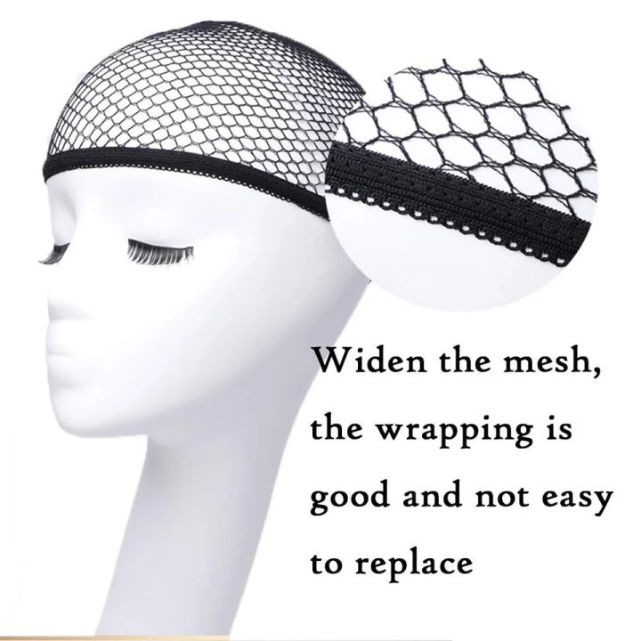 6%20Pcs%20Stretchable%20Elastic%20Hair%20Net%20Black%20Liner%20Weaving%20Cap%20Comfortable%20Hairnets%20Open%20Ended%20Fishnet%20Wig%20Cap%20High%20Quality%20pen%20gpt%20-%20Image%202