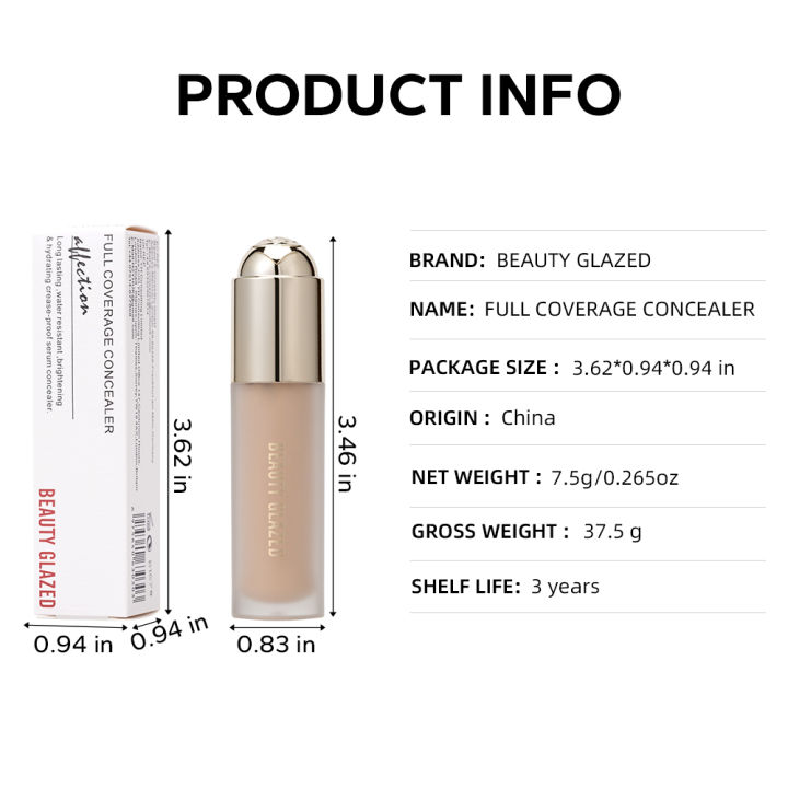 BEAUTY%20GLAZED%20Full%20Coverage%20Liquid%20Concealer,Covers%20Under%20Eye%20Dark%20Circles%20&%20Blemishes,Long-Lasting%20Waterproof%20-%20Image%206
