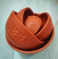 Clay made bowl set 5 pcs /Matir bati set 5 pcs. 