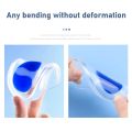 Silicone Gel Insoles Pain Cushion Bone Spurs Pain Relief Heel Cushion Thickened Soft Half Heel Insole Pad Height Increase. 