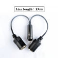 Universal Dual Port Car Cigarette Lighter Splitter Female Socket Plug Power Adapter for Electronics Automobiles Accessories. 